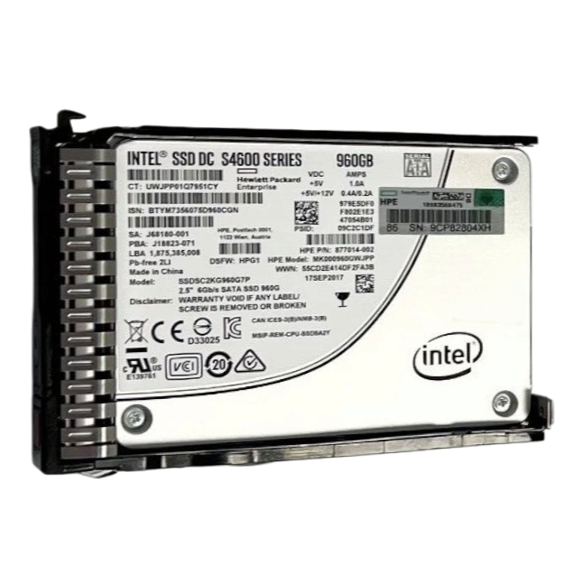 HPE 960GB SATA 6G MLC DS Mixed Use 2.5" SSD 877782-B21 879016-001