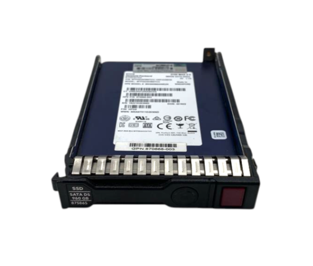 HPE 960GB 6G SATA MU TLC 2.5" Enterprise SSD with Caddy 875474-B21 870688-003