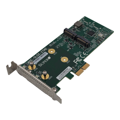 Supermicro  AOC-SLG2-2TM2 Dual M.2 SATA Hardware RAID 1 PCIe Carrier Adapator
