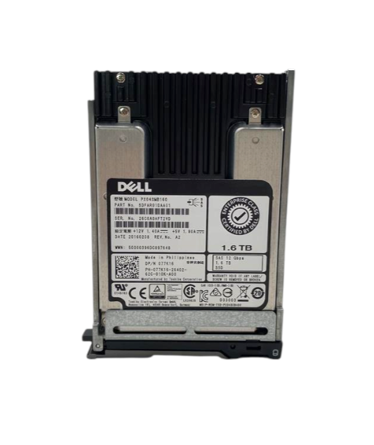 Dell 1.6TB 12G SAS MU 2.5" Enterprise SSD 77K16 PX04SMB160 + 14-17th Gen Caddy