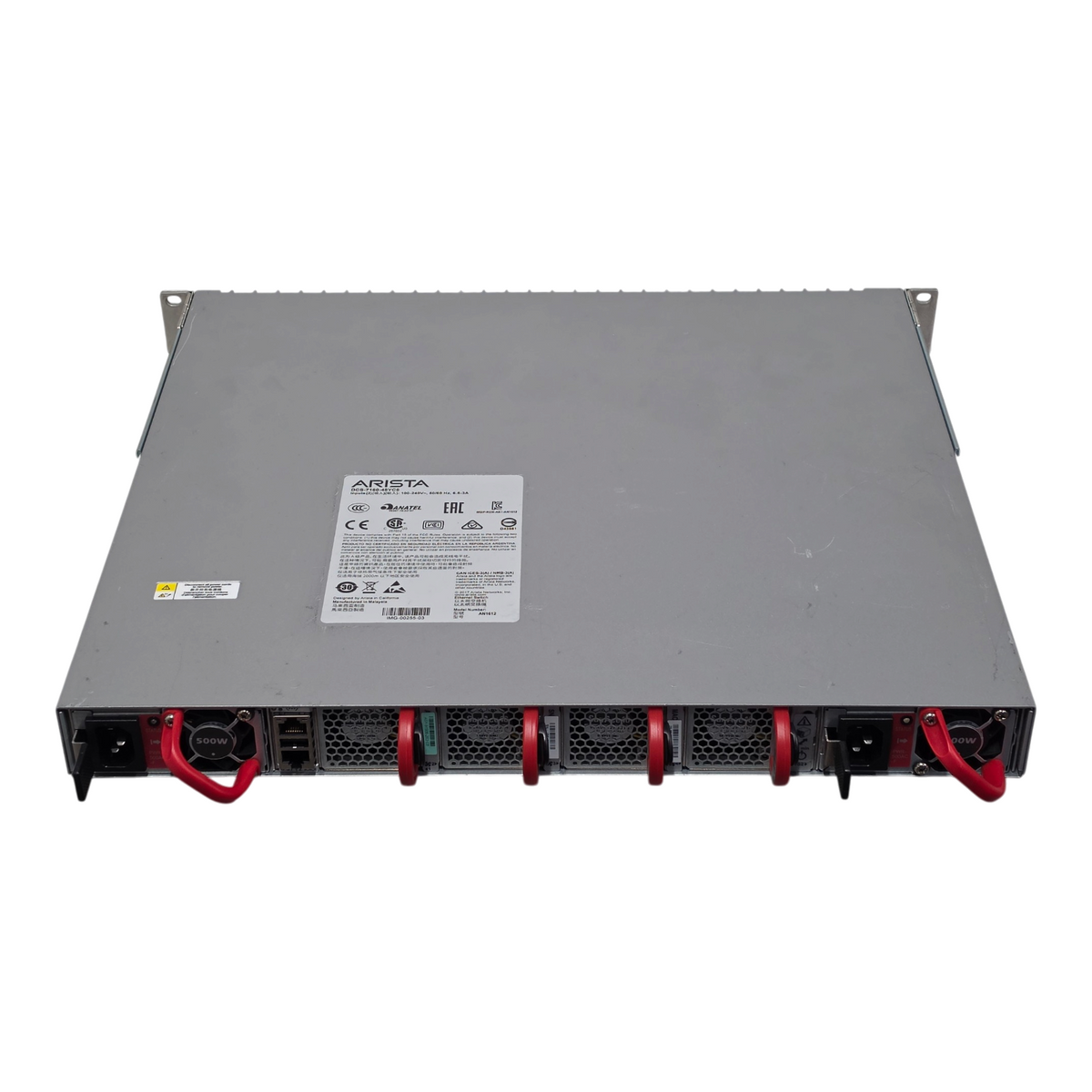 Arista DCS-7160-48YC6-F 48x 25GbE SFP28 6x 100GbE QSFP28 F2B Airflow L3 Switch