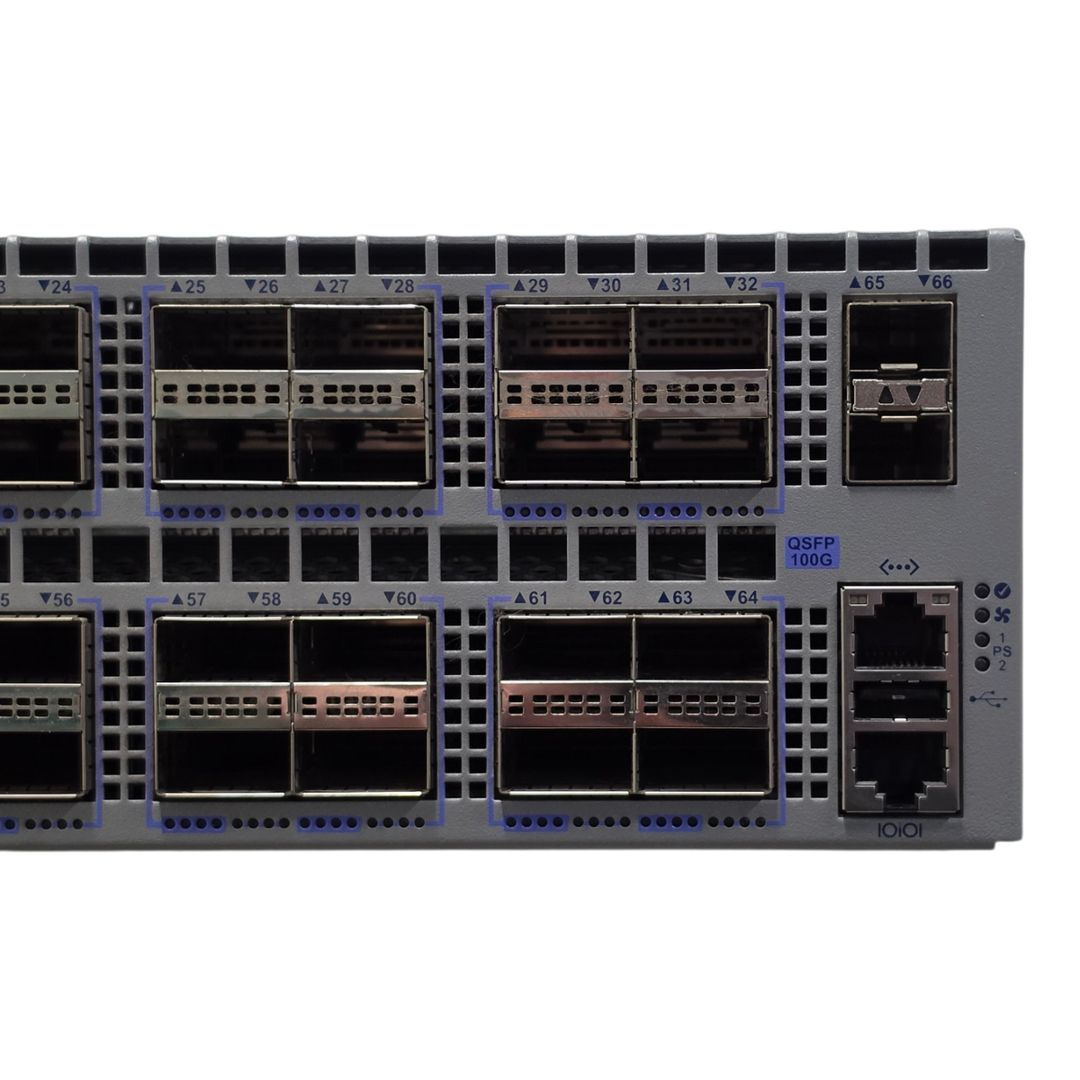 Arista DCS-7260CX-64-F 64x 40/100GbE QSFP28 2x 10GbE SFP+ F2B Airflow L3 Switch