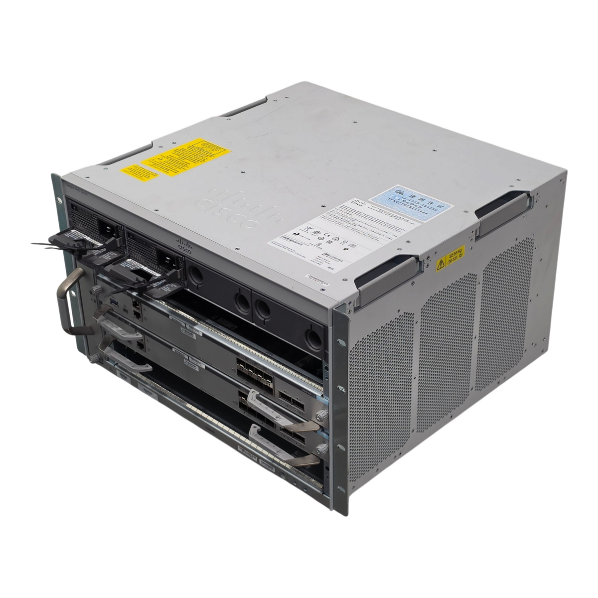 Cisco Catalyst C9404R 4-Slot 6U Switch Chassis w/ 2x C9400-SUP-1XL 2x 3200W PSUs