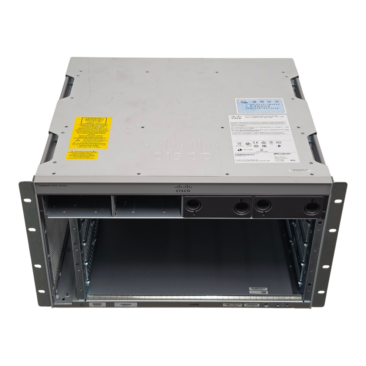 Cisco Catalyst C9404R 4-Slot 6U Switch Chassis Only