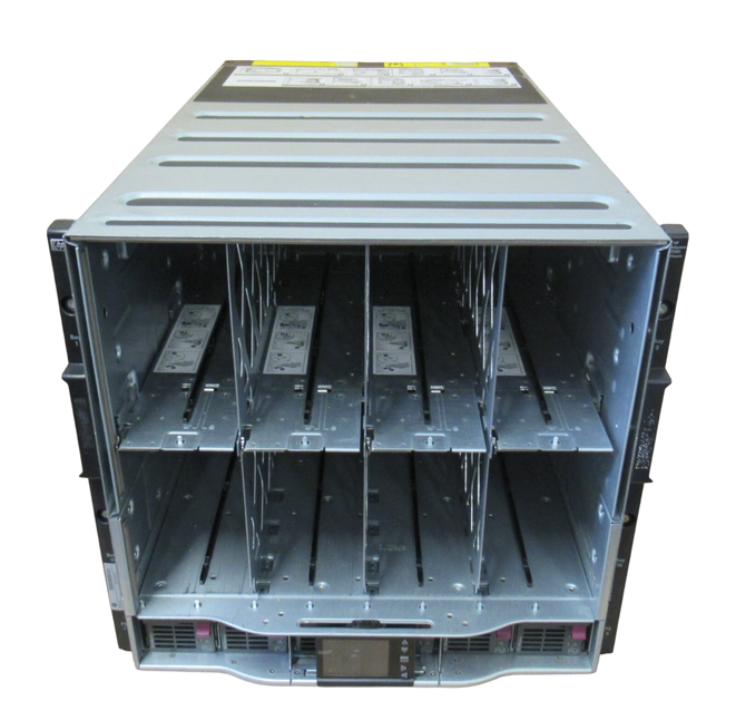 HP Blade System BL C7000 G2 Platinum Chassis 6x 2400W 10x Fans 1xOA - 507019-B21