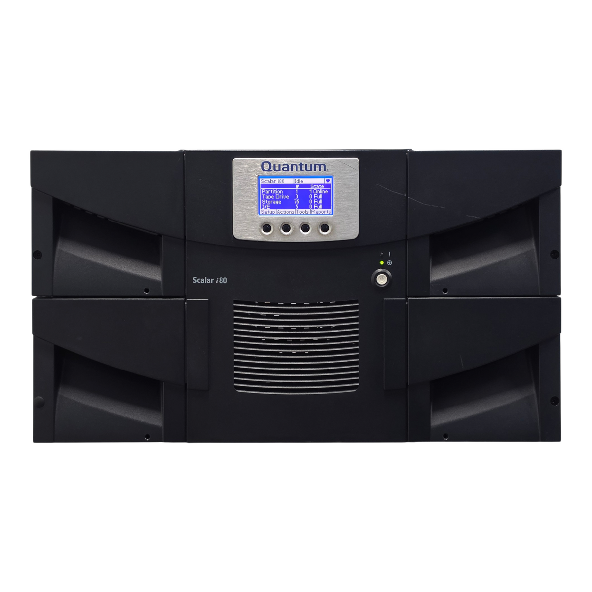 Quantum 3-05281-01 Scalar i80 6U 80-Slot (50 Active) Tape Library with No Drives