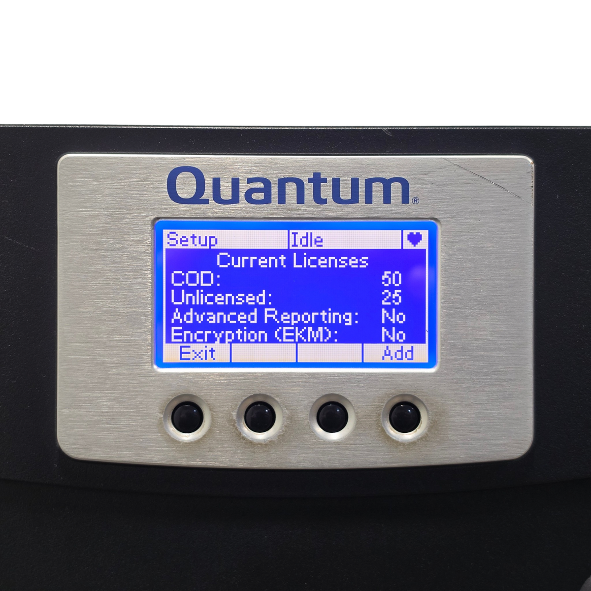 Quantum 3-05281-01 Scalar i80 6U 80-Slot (50 Active) Tape Library with No Drives