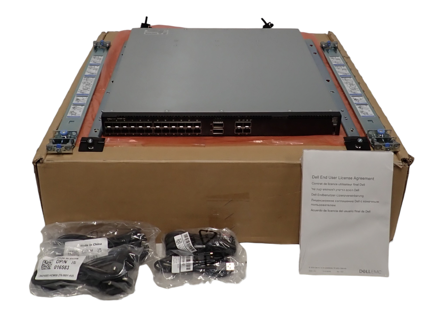 Dell PowerSwitch S4128F-ON 28x 10GbE SFP+ + 2x 100GbE QSFP28 Switch B2F OPX