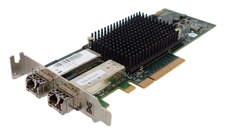 Fujitsu LPe31002 2x 16Gb FC Host Bus Adapter HBA + 2x SFP S26361-F5596-E202 HH