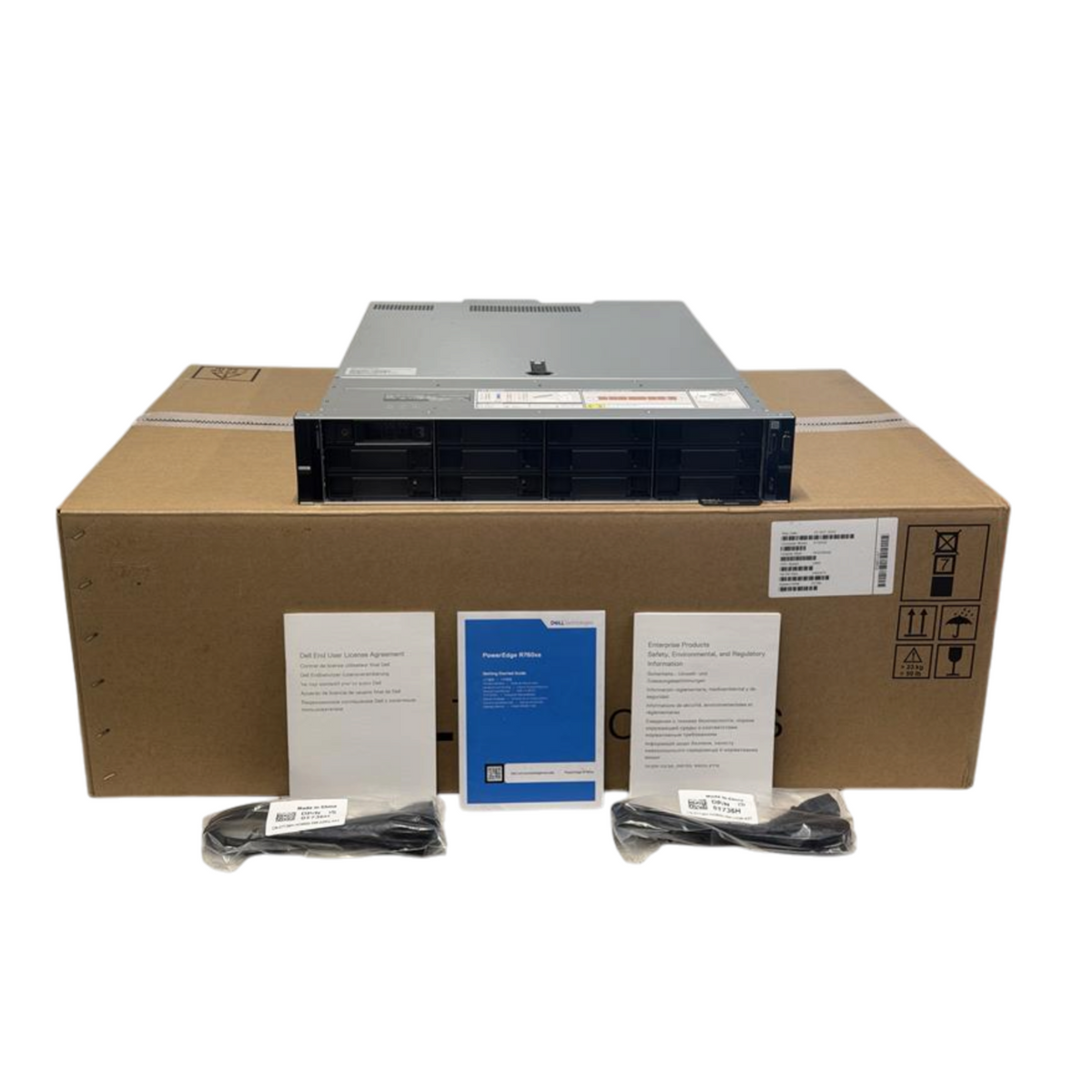 New Dell PowerEdge R760xs Xeon Silver 4510 CPU 32GB DDR5 H755 2.4TB 12LFF Server
