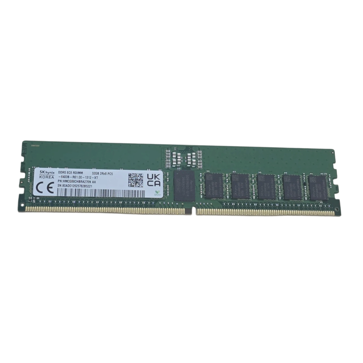 New SK Hynix 32GB 2Rx8 PC5-6400B DDR5-51200 ECC RDIMM Memory HMCG88CHBRA276N