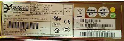 3Y Power Tech Citrix Netscaler MPX 10500 450W Power Supply PSU YM-2451CAR