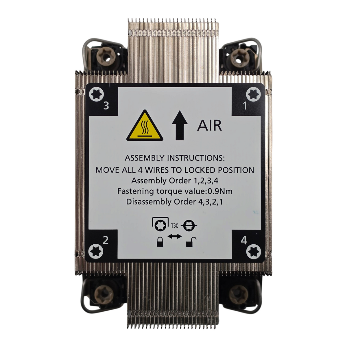 NEW Fujitsu CA05973-8476 2U CPU Heatsink for PRIMERGY RX2540 M7 LGA4677 Xeon