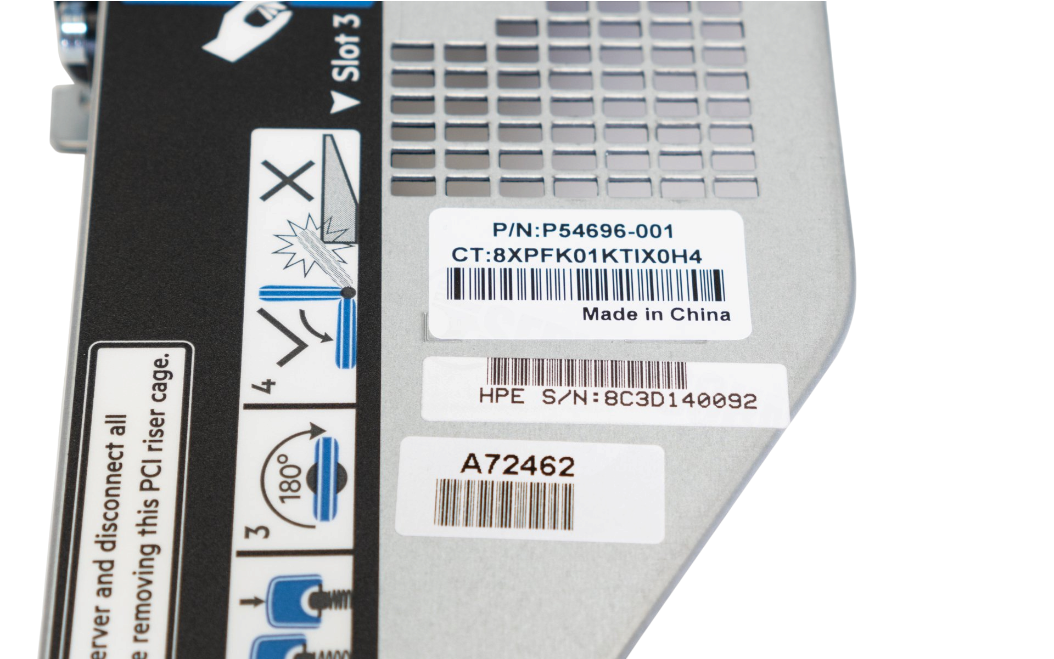 HPE DL360 Gen11 Secondary Riser 1x x16 PCIe 5.0 Low Profile with Cage P48903-B21