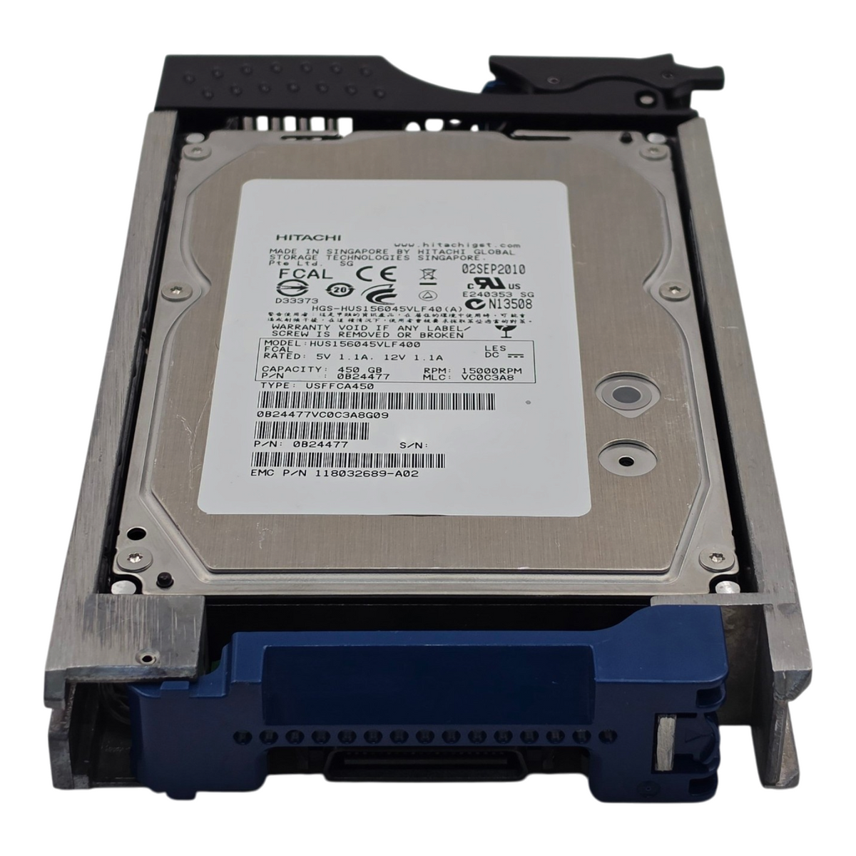 EMC 005048951 CX-4G15-450 3.5" LFF 450GB FC 15K 4Gb/s 64MB HDD Hard Disk Drive