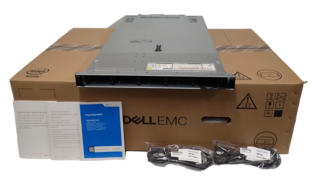 Dell PowerEdge R6615 AMD EPYC 4th Gen CPU 12-DIMM 10SFF (4Uni)  H965i CTO Server