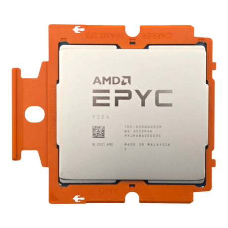 Dell AMD EPYC 9224 24-Core 2.50GHz 64MB L3 Cache Processor 200W 100-000000939