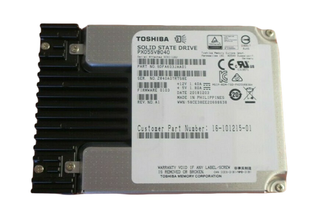 Toshiba 400GB 2.5" SAS 12G Enterprise Mixed Use Solid State Drive SSD PX05SVB040