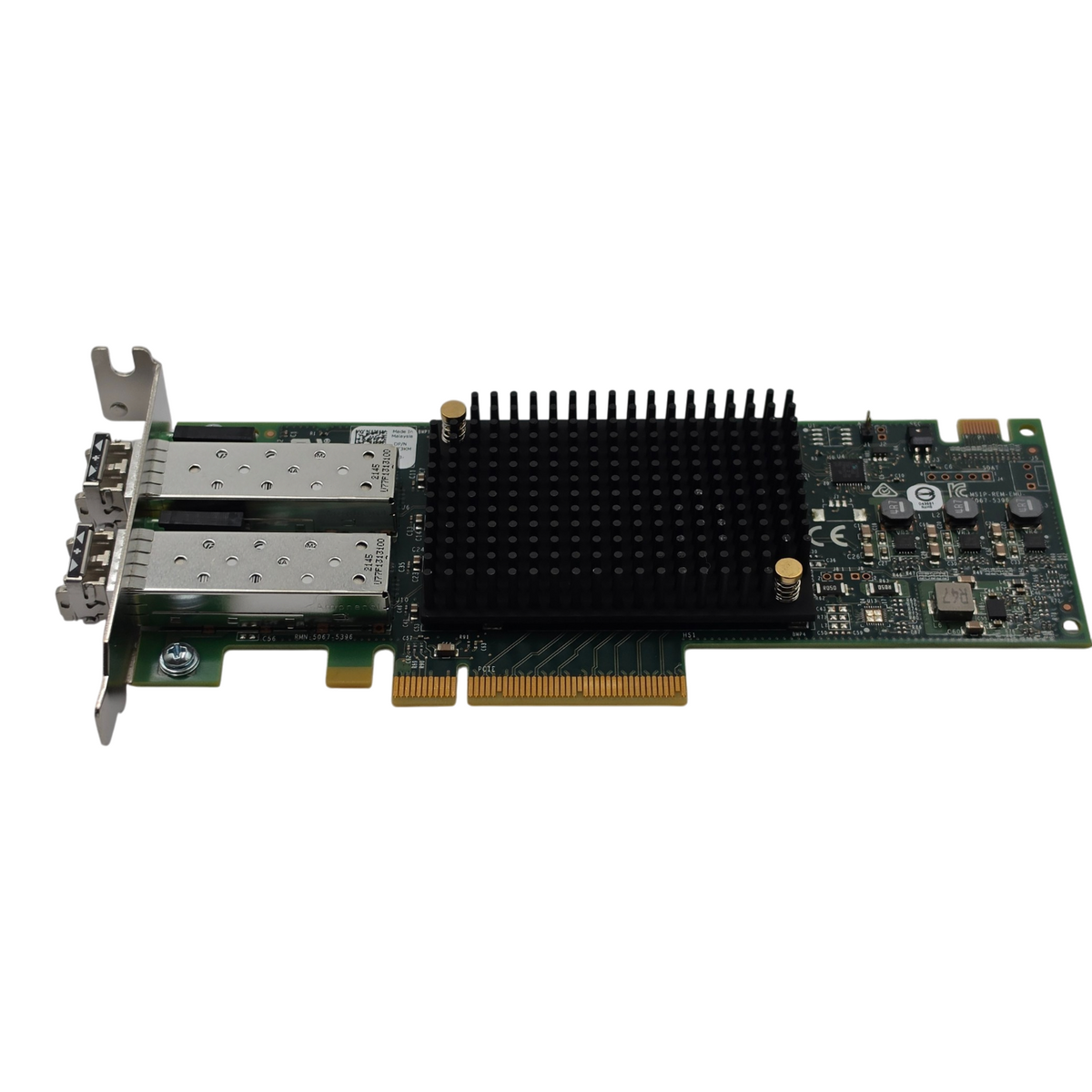 Dell HT3KM Emulex LPe31002-M6-D 2x 16Gb FC SFP+ PCIe 3.0 x8 LP HBA with SFPs