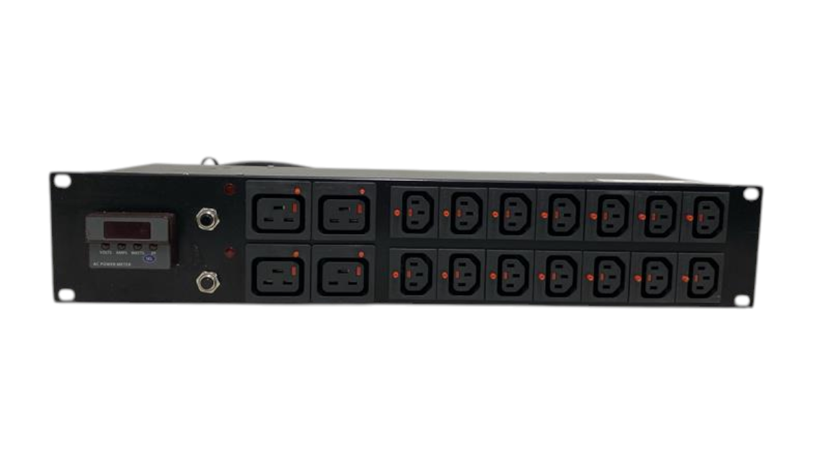 Black Box 14xC13 4xC19 Switch Rack PDU Metered PDU 230V 32A 1PH 2U