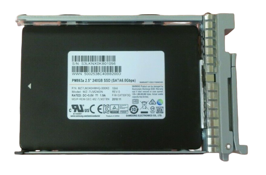Cisco AIR-SD240GBKS4-EV 240Gb 2.5" SATA 6G SSD Solid State Drive For 5520 / 8540
