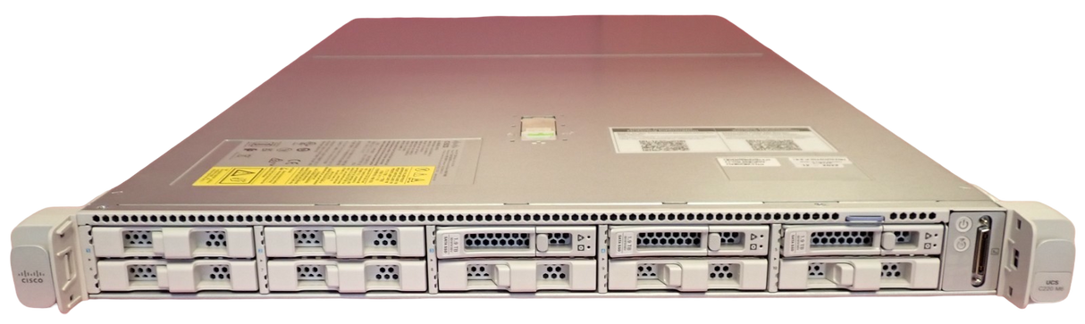Cisco UCS C220 M6 2x 16-Core Gold 6326 384GB RAM 10-Bay 3x 1.9TB SSD 1U Server
