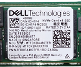 NEW Dell 480GB NVMe Gen4 X4 M.2 2280 SSD 3H1F4 + BOSS-N1 16/17th Gen Caddy KH121