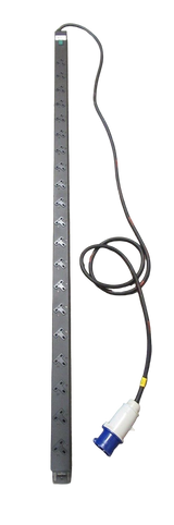 Cannon CP-XAR20-32 20 Way 13A UK Outlets Vertical Mount Right PDU With 32A Plug