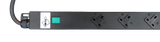 Cannon CP-XAR20-32 20 Way 13A UK Outlets Vertical Mount Right PDU With 32A Plug