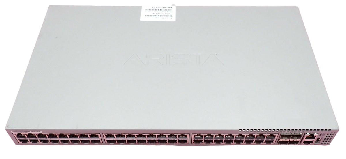 Arista 7010T-48 48x 1GbE RJ45 + 4x 1/10GbE SFP+ Port RA DCS-7010T-48-R Switch
