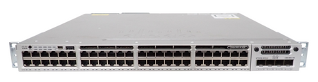 Cisco WS-C3850-48U-S 48x 1GbE RJ45 UPoE Managed Switch + C3850-NM-4-10G + 2x PSU