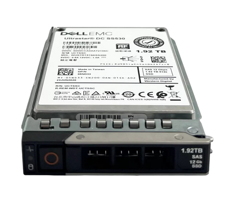 Dell 1.92TB SAS 12G 512e 2.5" Enterprise SSD WUSTR1519ASS200 5ND33 With Caddy