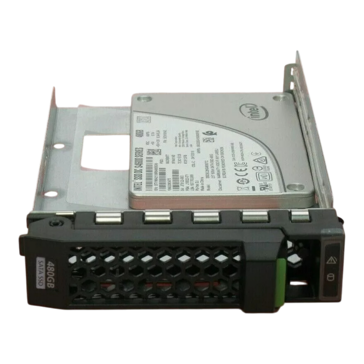 Fujitsu S26361-F5692-L480 2.5" 480GB RI SATA 6G SSD Solid State Drive 3.5" Caddy