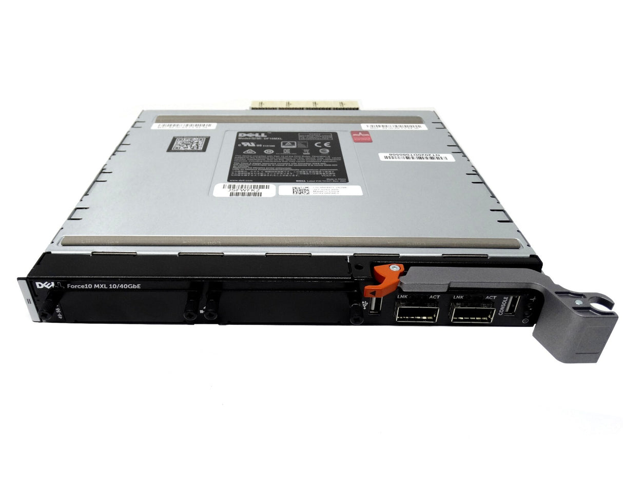 Dell Force10 MXL 10/40GbE 2-Port QSFP+ Switch Module 5P6R1 For M1000E Chassis