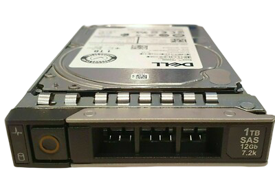 New Dell D4N7V 2.5" 1TB 7.2K 12Gbps 128MB SAS HDD Server Hard Drive In Caddy