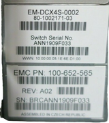 Brocade EMC 8-Slot ED-DCX-4S-B Backbone SAN Switch 3x FC8-32 2x CP8 2x CR4S8