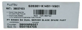 New Fujitsu Primergy BX924 S4 Dual Server Blade CTO No CPU/Mem S26361-K1451-V901