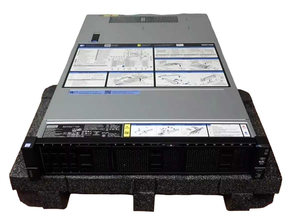 NEW Lenovo ThinkSystem SR650 8C Silver 4215R 32GB RAM 8x 2.5" Bay 2U Rack Server