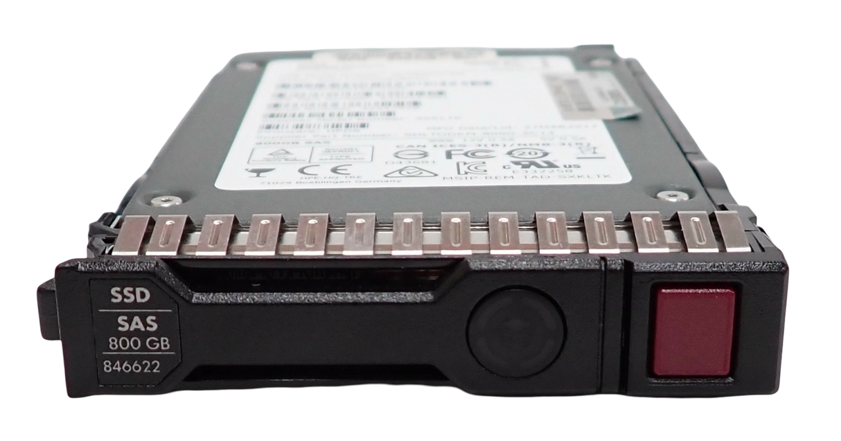 HP 800GB SAS 12G 2.5" Hot-Plug WI Solid State Drive SSD 846622-001 846430-B21