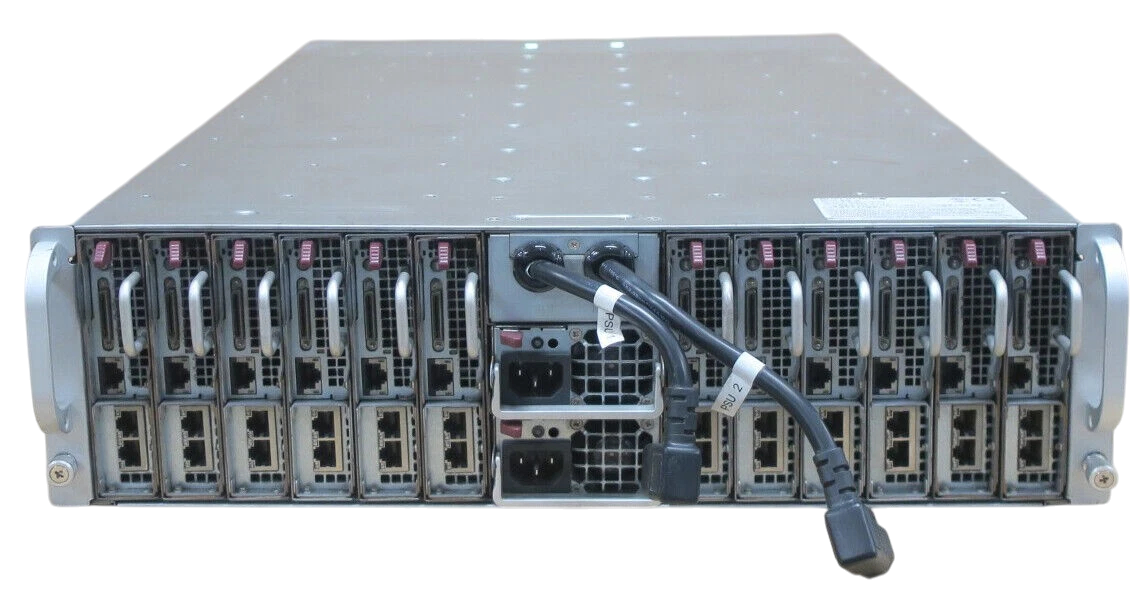 Supermicro MicroCloud 5037MC-H12TRF 12-Node Server X9SCE-F CTO No CPU/Memory/HDD