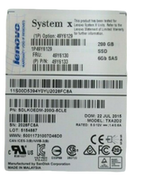 Lenovo System X 200GB SAS 6Gb 2.5" Solid State Drive SSD 49Y6133 49Y6130 TXA2D2