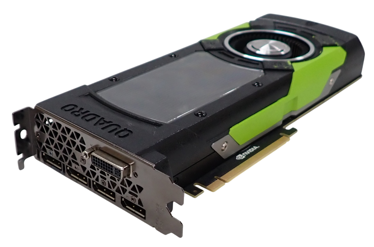 HP Nvidia Quadro M6000 24GB GDDR5 PCIe 3.0 X16 4x DP 1x DVI-I GPU 846380-001