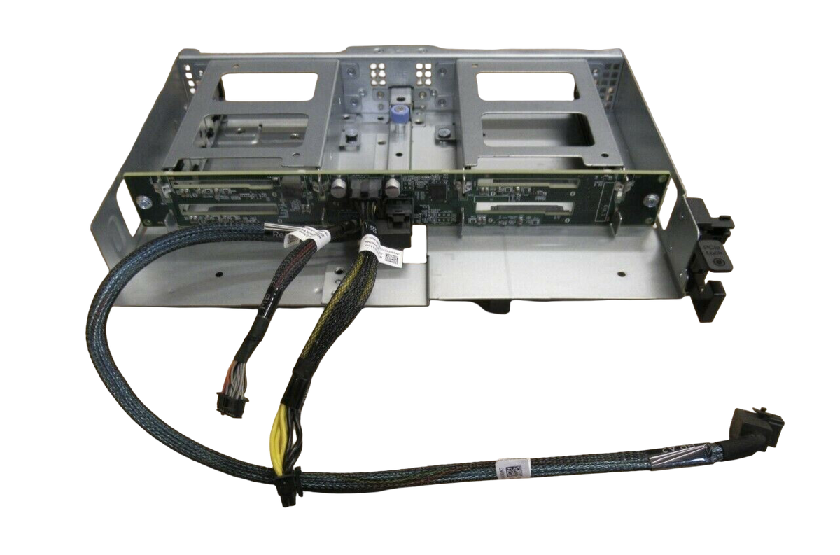 Dell R740XD 12x 3.5 Rear Hard Drive Cage 4x 2.5 Back Panel Kit HN1H8 DJCPT + Cab