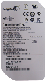 Fujitsu CA07237-E110 Eternus DX S2 1TB 7.2K 3.5" SAS ST31000424SS HDD In Caddy