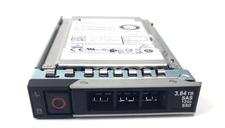 New Dell 3.84TB SAS 12G 2.5" MU MLC SSD 91W3V KPM5XVUG3T84 +14/15th Series Caddy