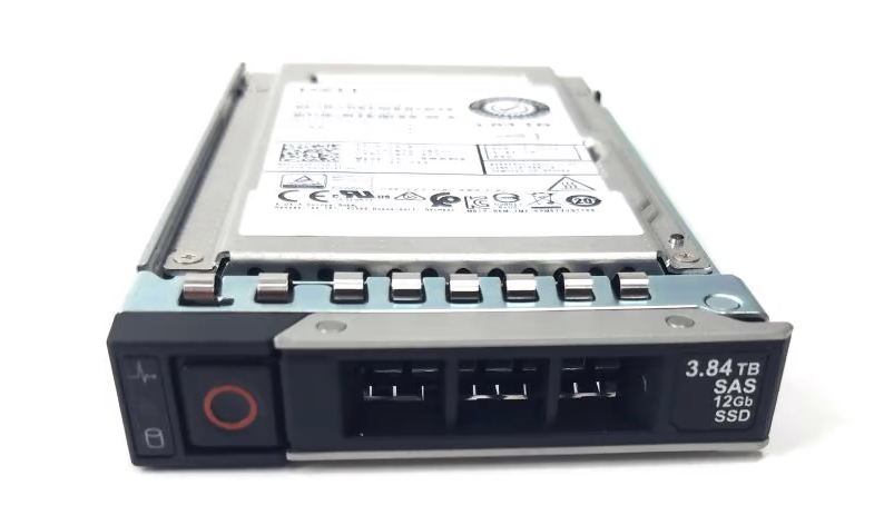 New Dell 3.84TB SAS 12G 2.5" MU MLC SSD 91W3V KPM5XVUG3T84 +14/15th Series Caddy