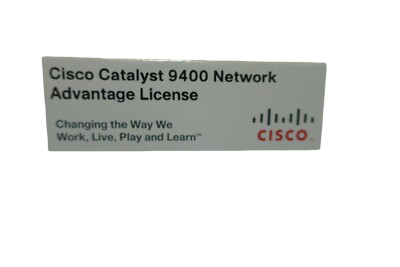 NEW - Cisco Catalyst 9400 Series Chassis Network Advantage License - C9400-NW-A