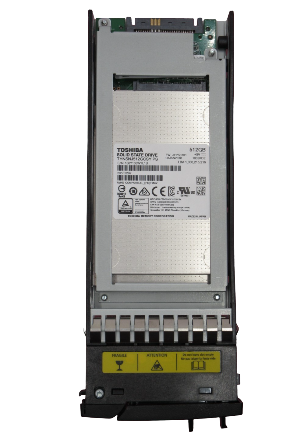 Pure Storage SAS 6Gb/s 1TB 2.5" Flash Dual SATA SSD PS83-0137-00 For FlashArray