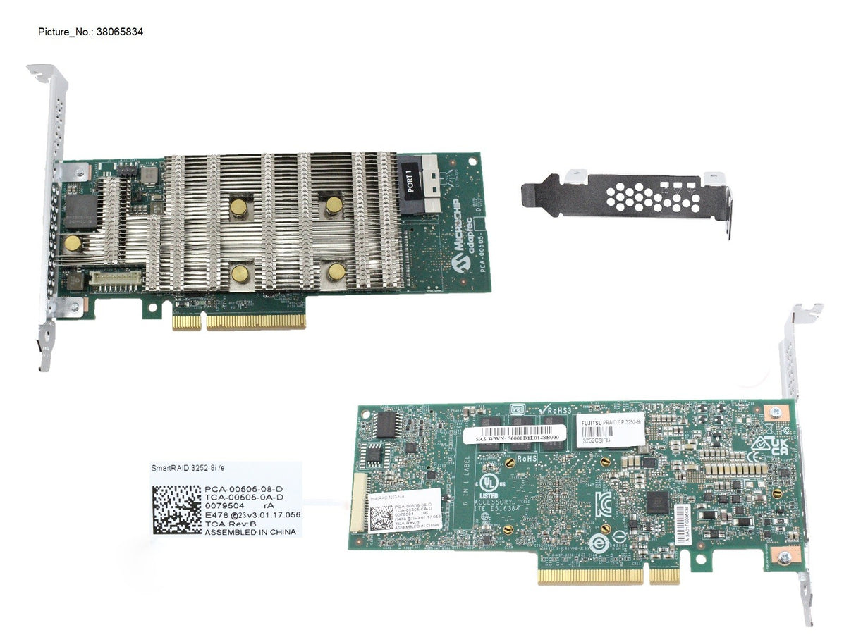 NEW Fujitsu EP3252-8I SAS/SATA/NVMe PRAID Controller PY-SR4MA1 S26361-F7976-R501