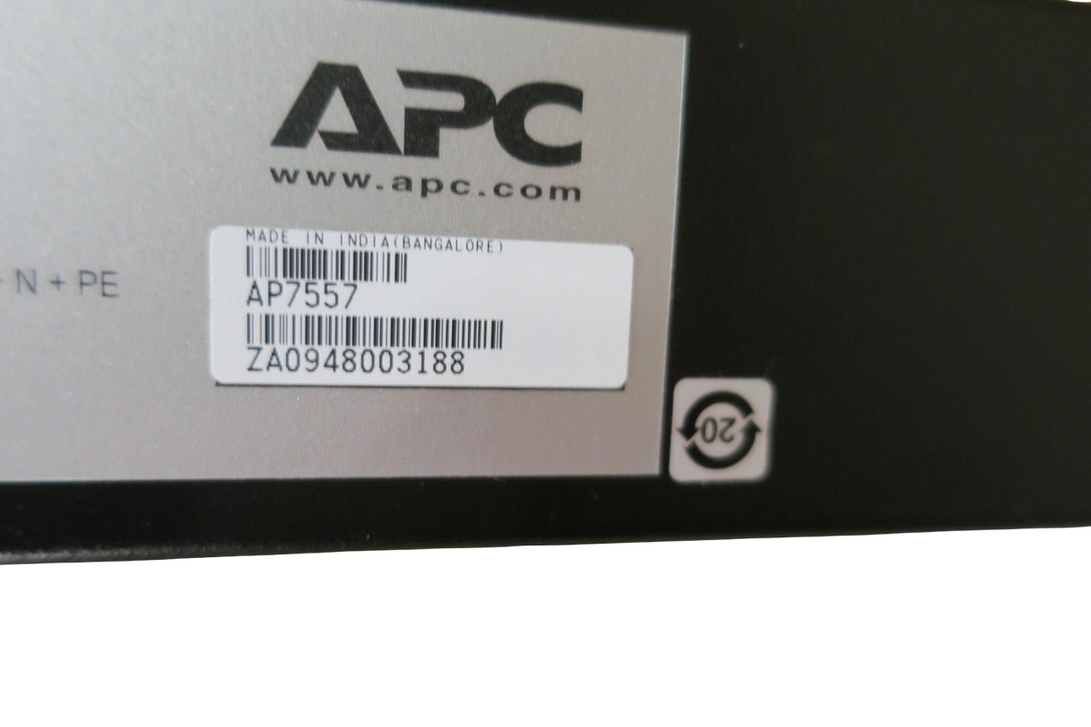 APC AP7557 Rack PDU Basic Zero U 11kW 230V 36 x C13 6 x C19 Power Distribution
